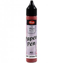 Viva Decor Paper Pen Dark Carmine Red 402